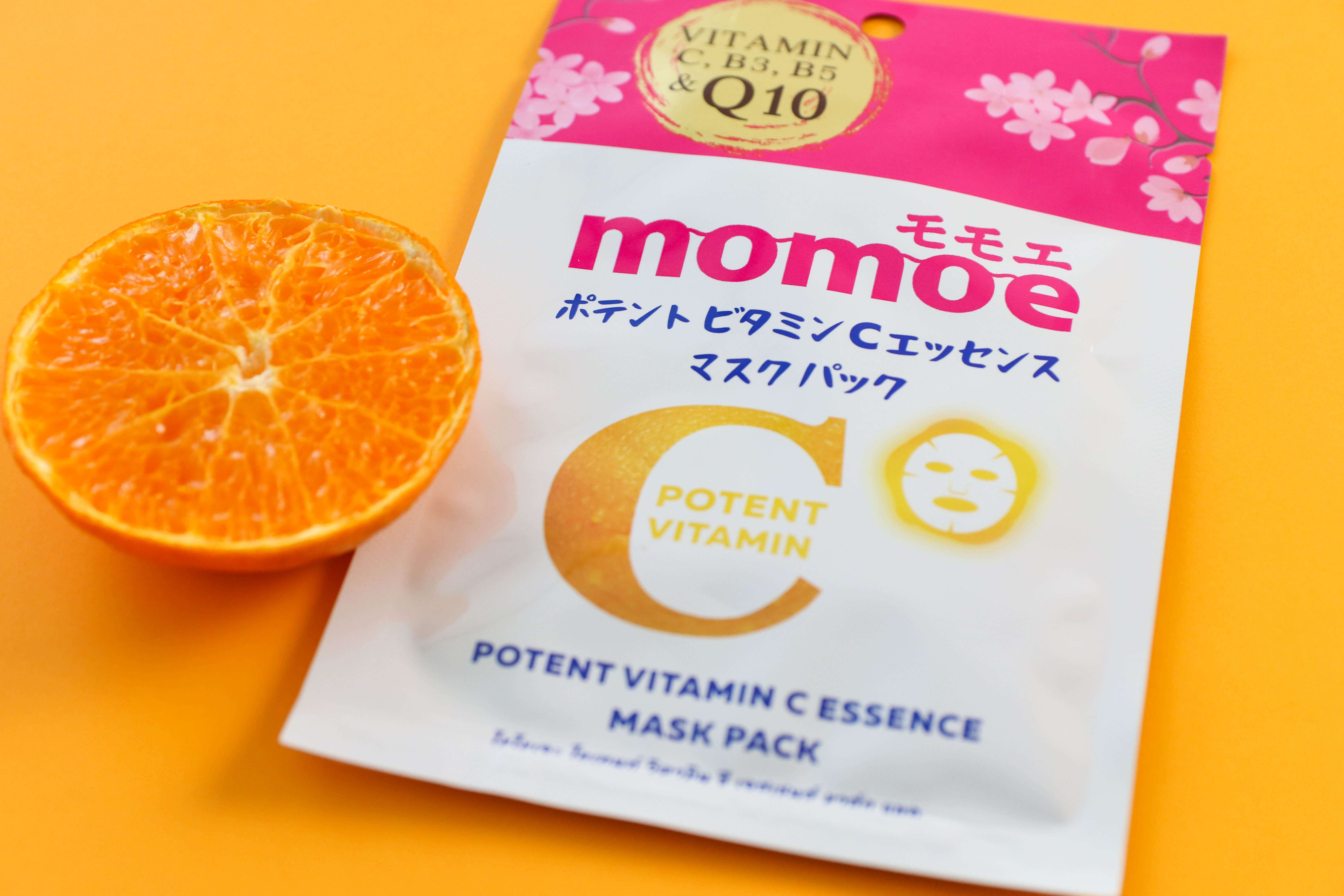 Momoe , Vitamin C Mask , Mask Vitamin C , Momoe Mask , Mask Momoe