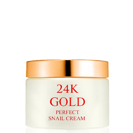 BIOCOS 24K Gold Perfect Snail Cream 10g  ครีมเมือกหอยทากผสมทอง ช่วยลดเลือนริ้วรอยให้ผิวกระชับและยังเตืมเต็มความชุ่มชื้นให้ผิวอิ่มน้ำ