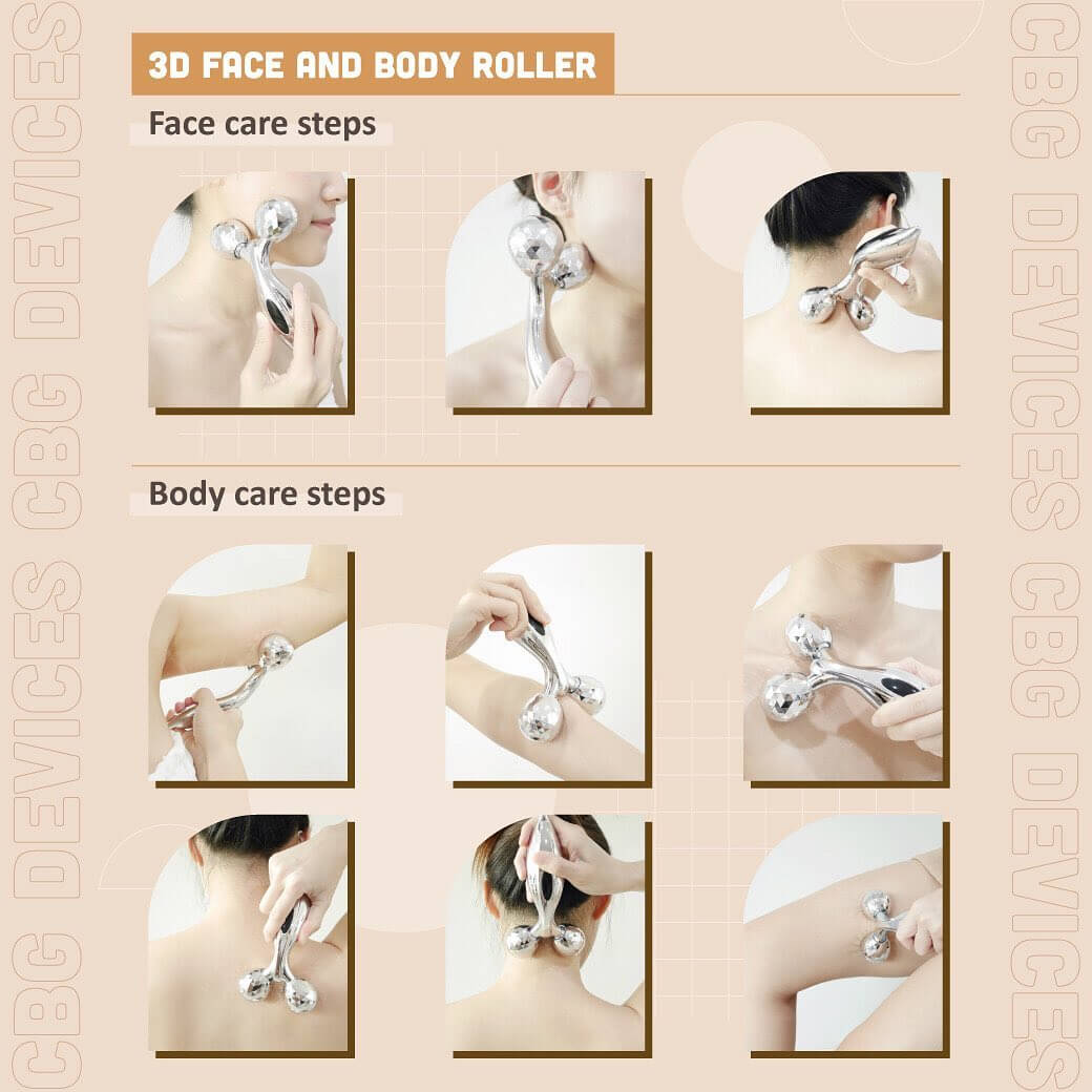 CBG Devices,3D Body and Face Roller,เครื่องนวดหน้า,เครื่องนวดหน้า 3 มิติ