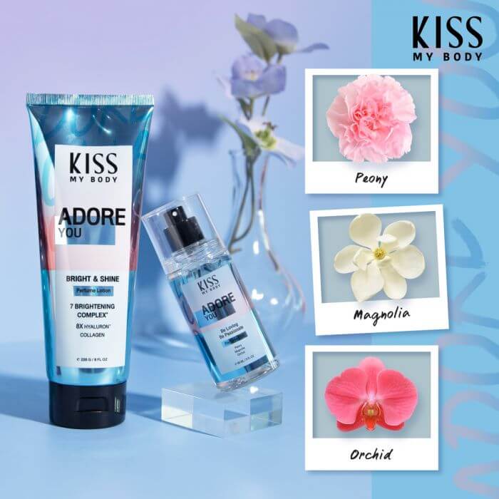 Kiss My Body,Kiss My Body Bright & Shine Perfume Lotion, Body Bright & Shine Perfume Lotion,โลชั่นน้ำหอม,Lotion,โลชั่น