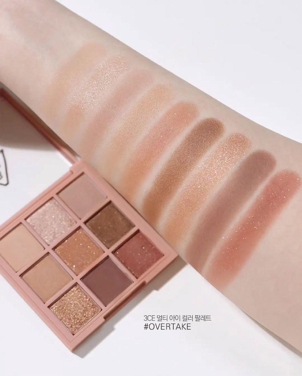 3CE Multi Eye Color Palette 8.1g #Overtake (limited edition pink space),3CE Multi Eye Color Palette , 3CE Multi Eye Color Palette ราคา , 3CE Multi Eye Color Palette รีวิว , 3CE Overtake รีวิว